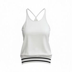 White Strappy Tank Top